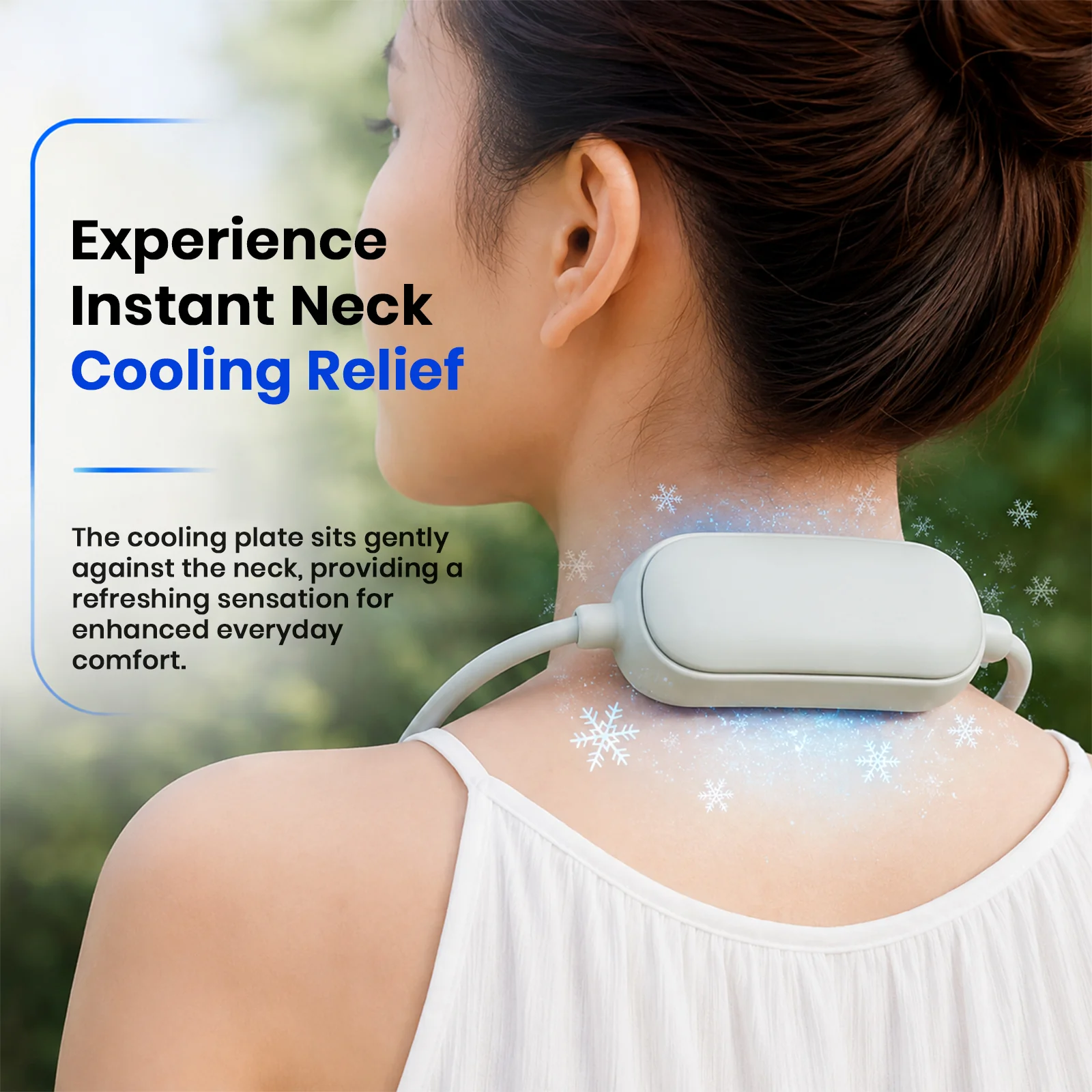 TECPHILE – DQ207Pro Portable Neck Fan with Cooling Mode Hands-Free Bladeless Fan - Image 10
