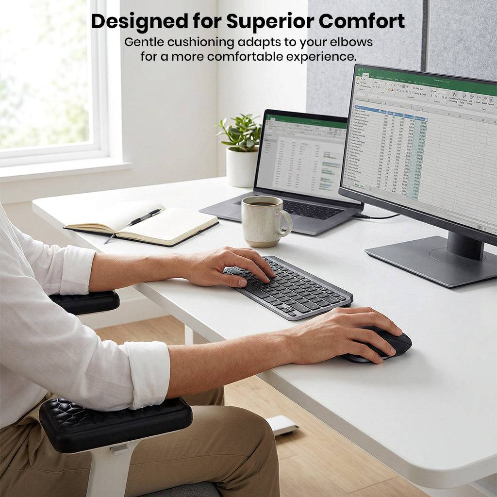 TECPHILE - Ergonomic Keyboard Wrist Rest Pad Support for Keyboard & Mouse - Image 9