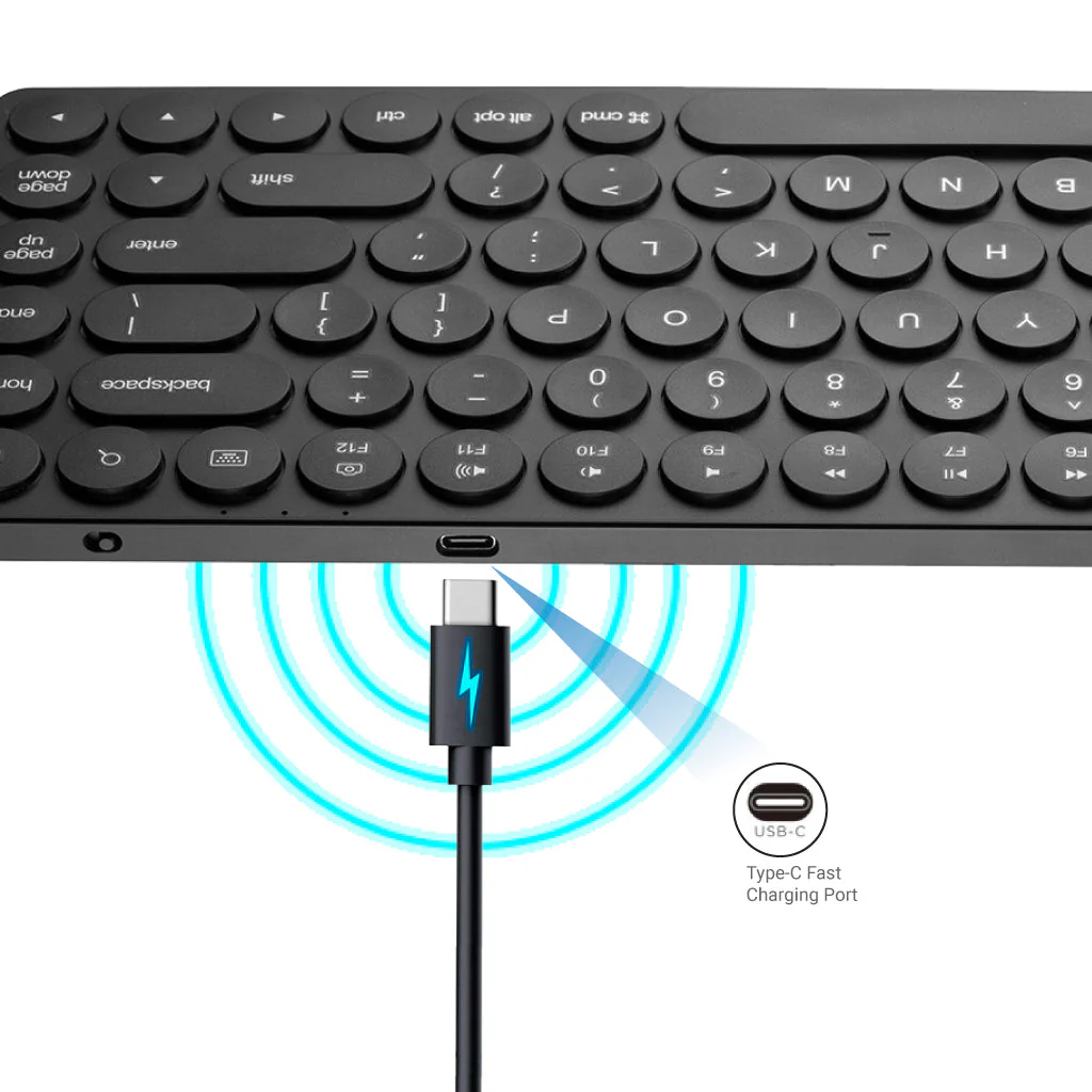 TECPHILE - F901 Wireless Keyboard - Image 4