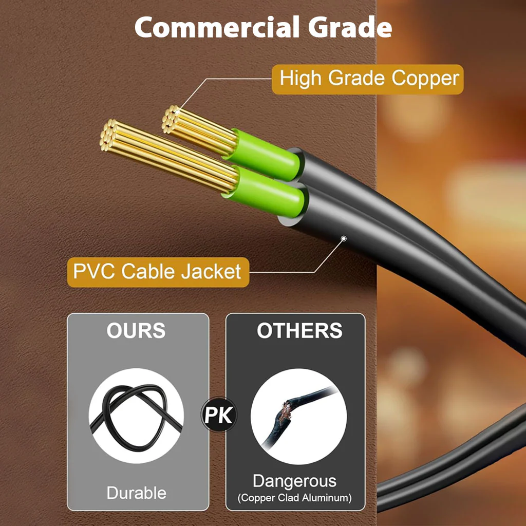 TECPHILE - G40 Outdoor String Lights Waterproof & Shatterproof Bulbs - Image 8