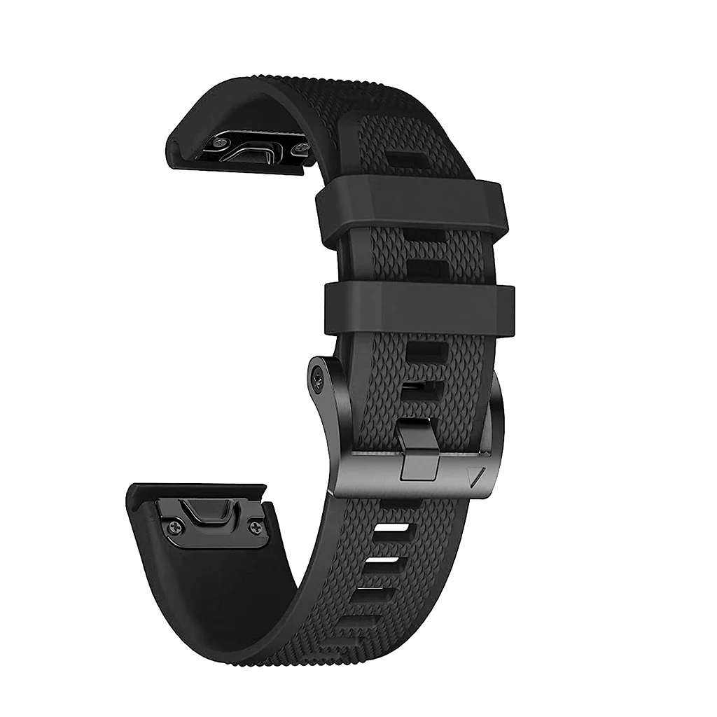 TECPHILE Garmin Fenix 5 Quick Fit 22mm Silicone Watch Strap