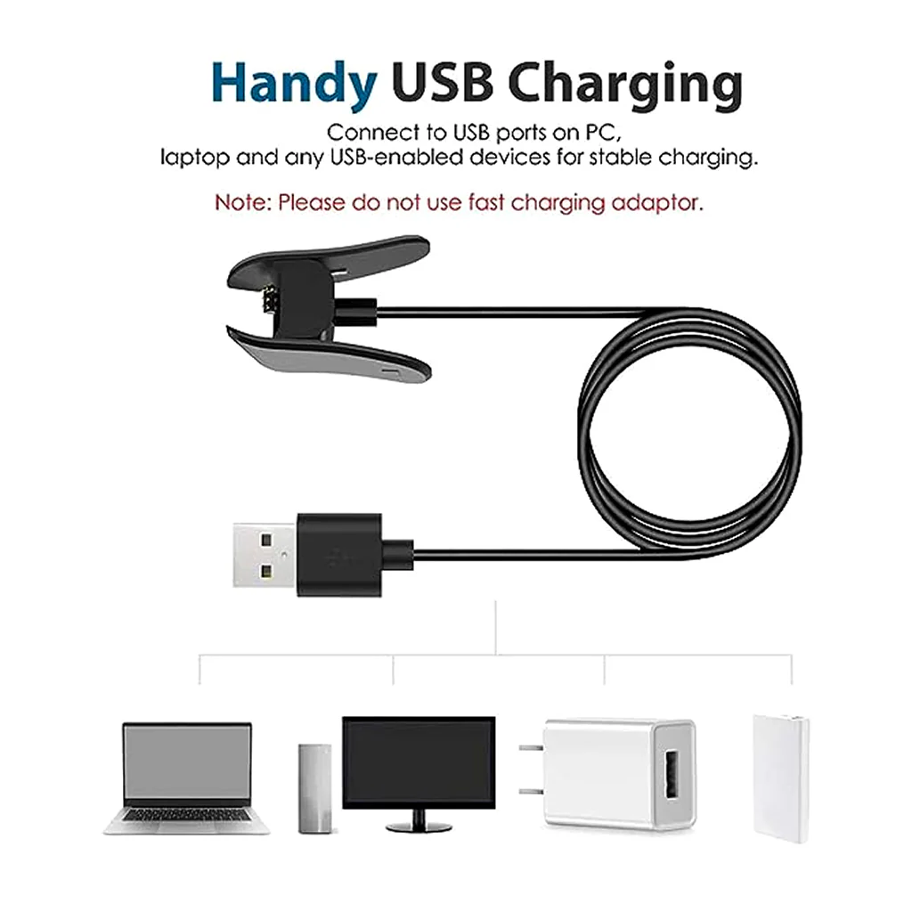 TECPHILE - Garmin Vivosmart 3 Data Transfer & USB charging cable - Image 6