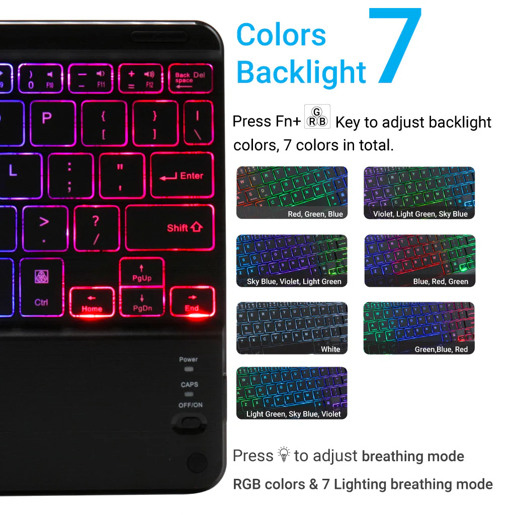 TECPHILE - HB119D Wireless Keyboard - Image 2
