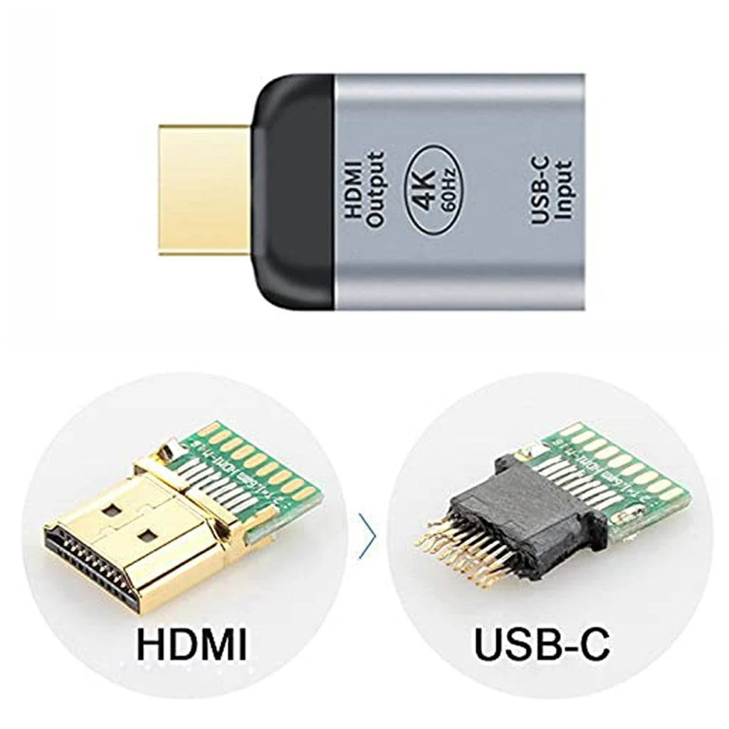 TECPHILE HDMI to Type-C Portable Converter Adapter - Image 4