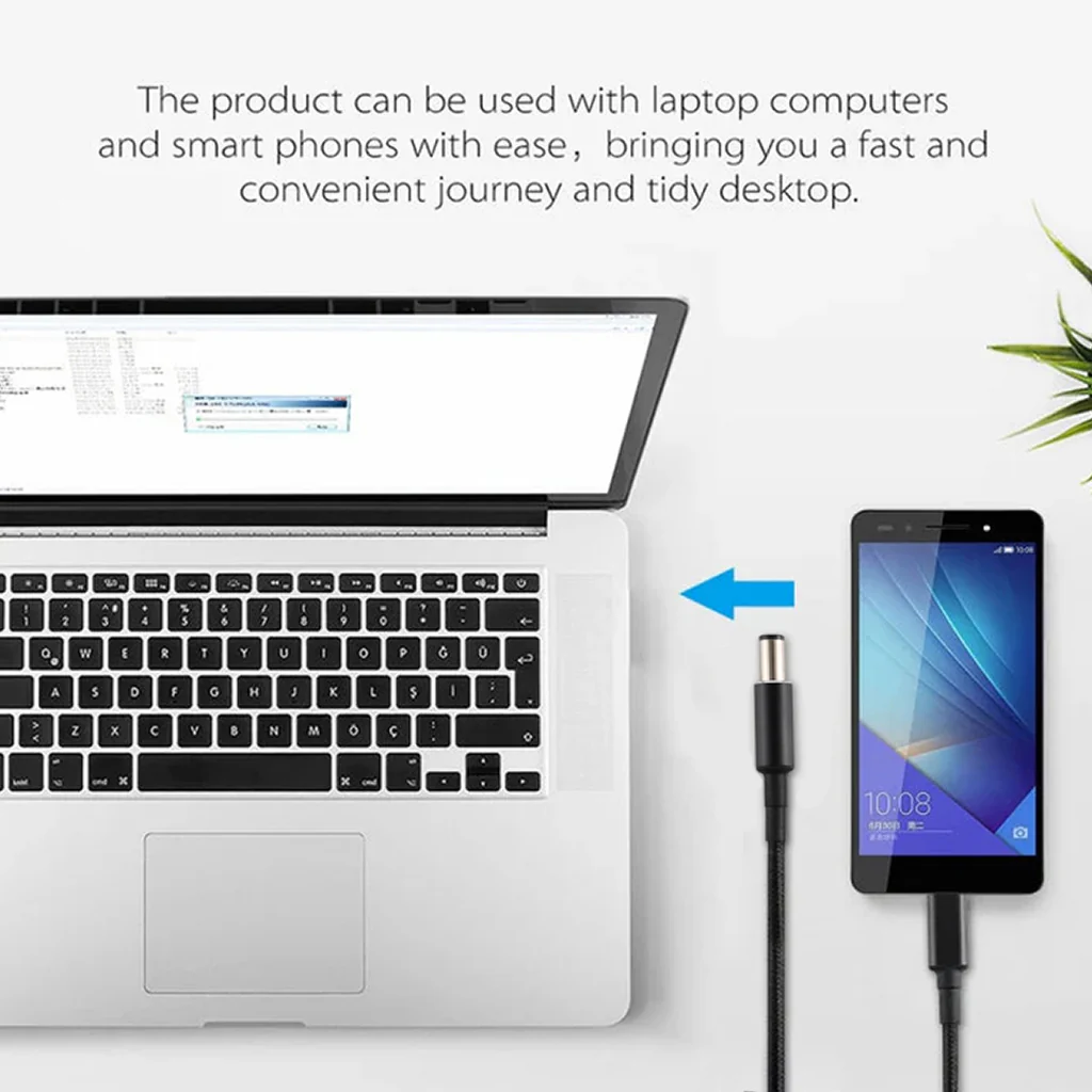 TECPHILE - 100W Type-C PD Fast Charging Cable for HP Laptop - Image 16