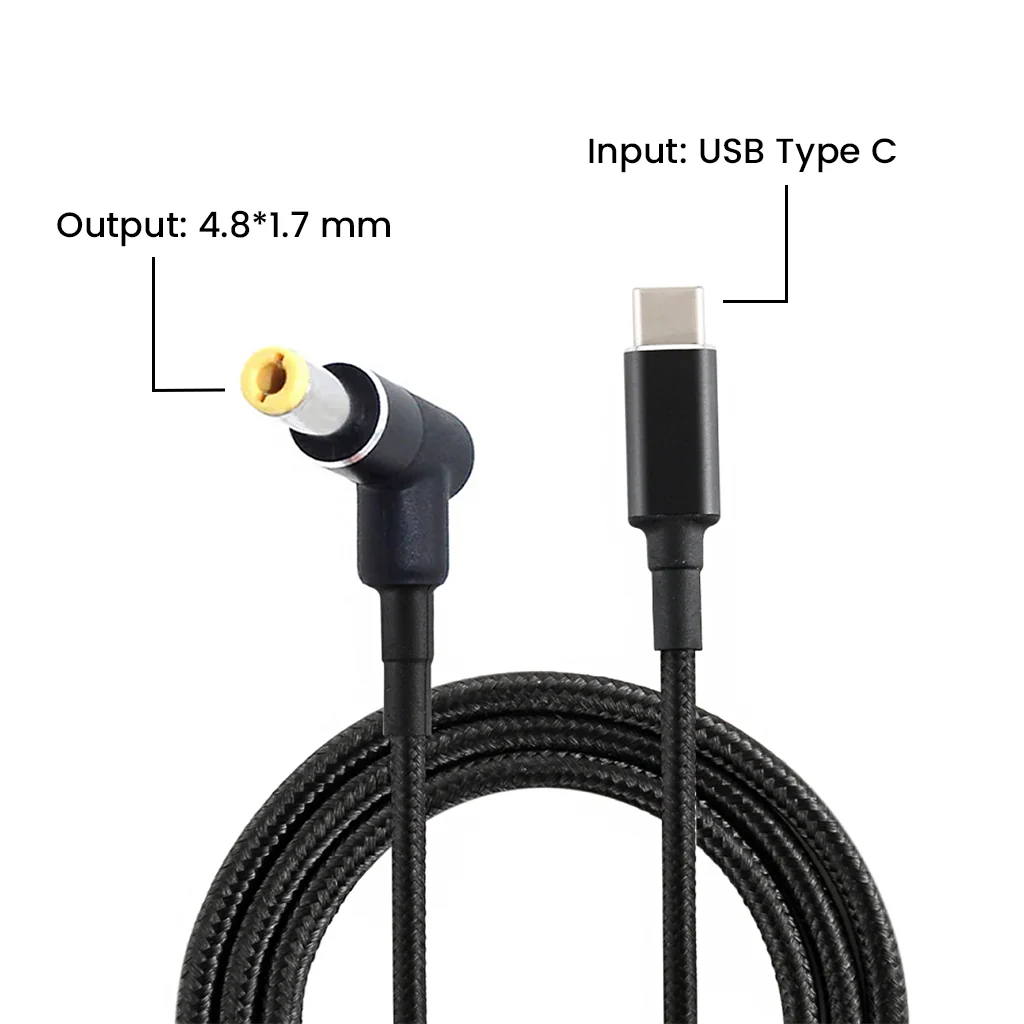 TECPHILE - 100W Type-C PD Fast Charging Cable for HP Laptop - Image 19
