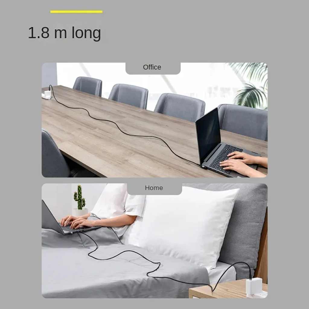 TECPHILE - 100W Type-C PD Fast Charging Cable for HP Laptop - Image 22