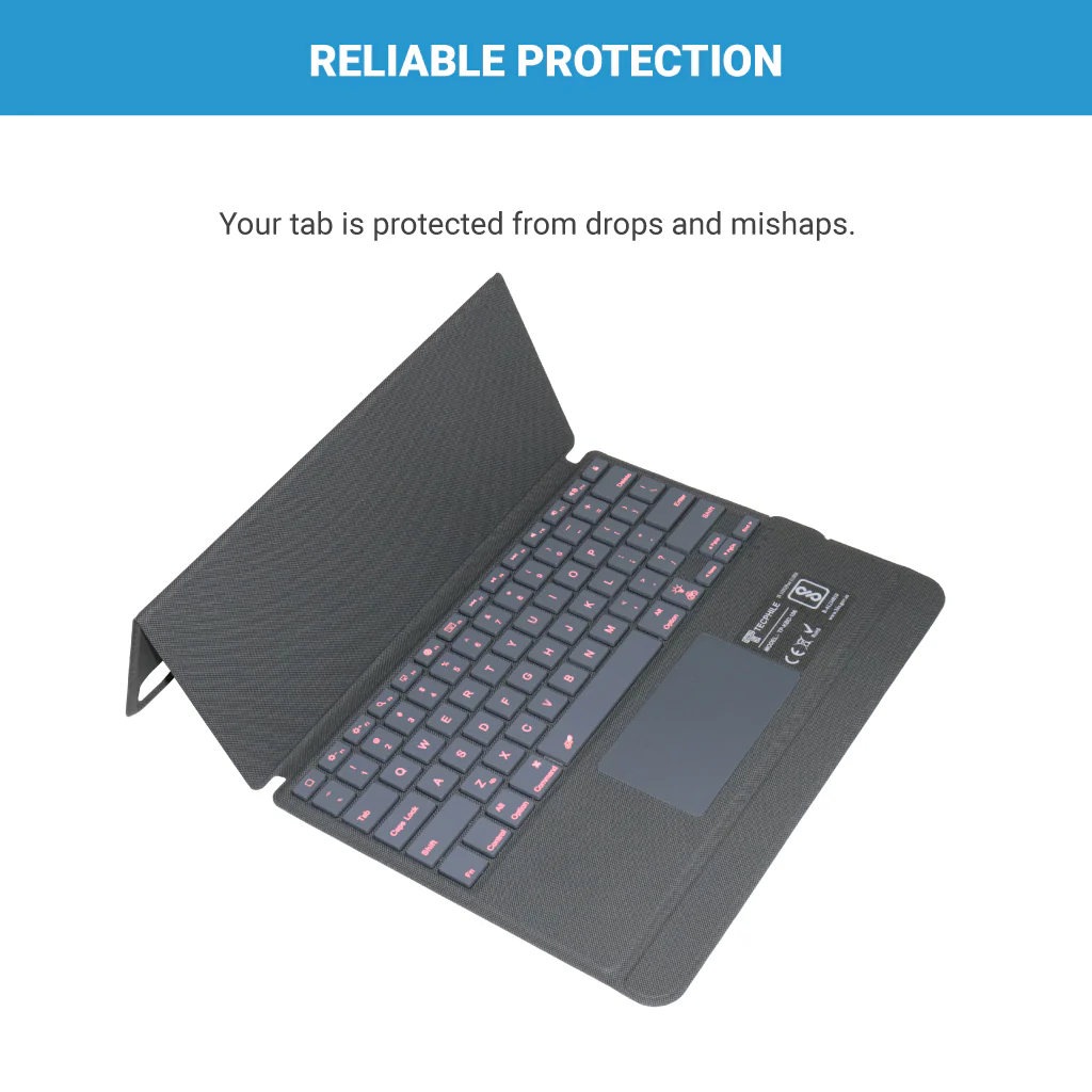 TECPHILE - J3129D Wireless Keyboard Case for iPad Pro 12.9 - Image 6
