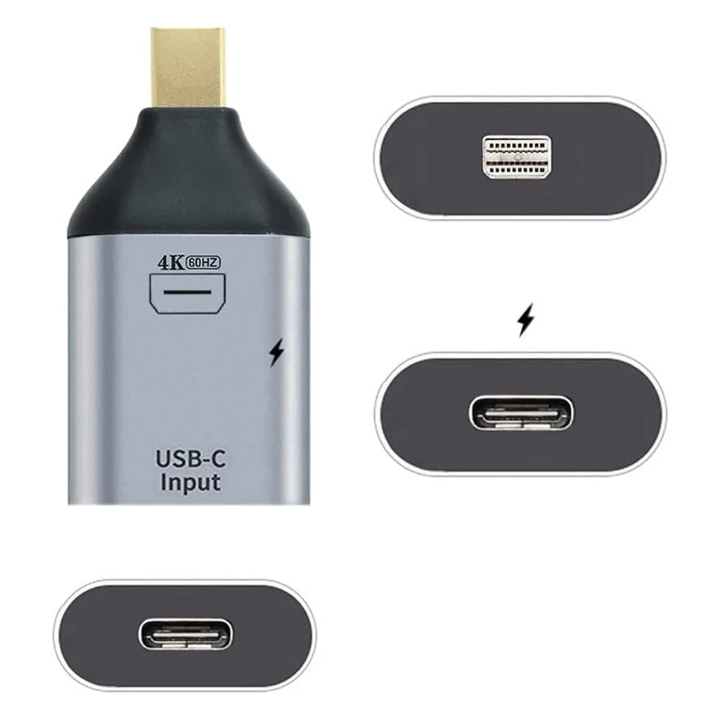 TECPHILE DisplayPort/Mini DP USB C 4K60Hz 100W Converter - Image 17
