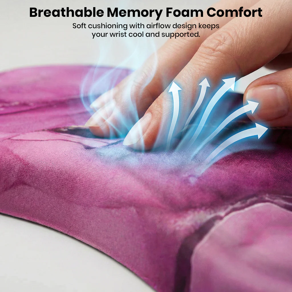 TECPHILE – Mouse Pad with Wrist Support, Memory Foam & Non-Slip Base - Image 17