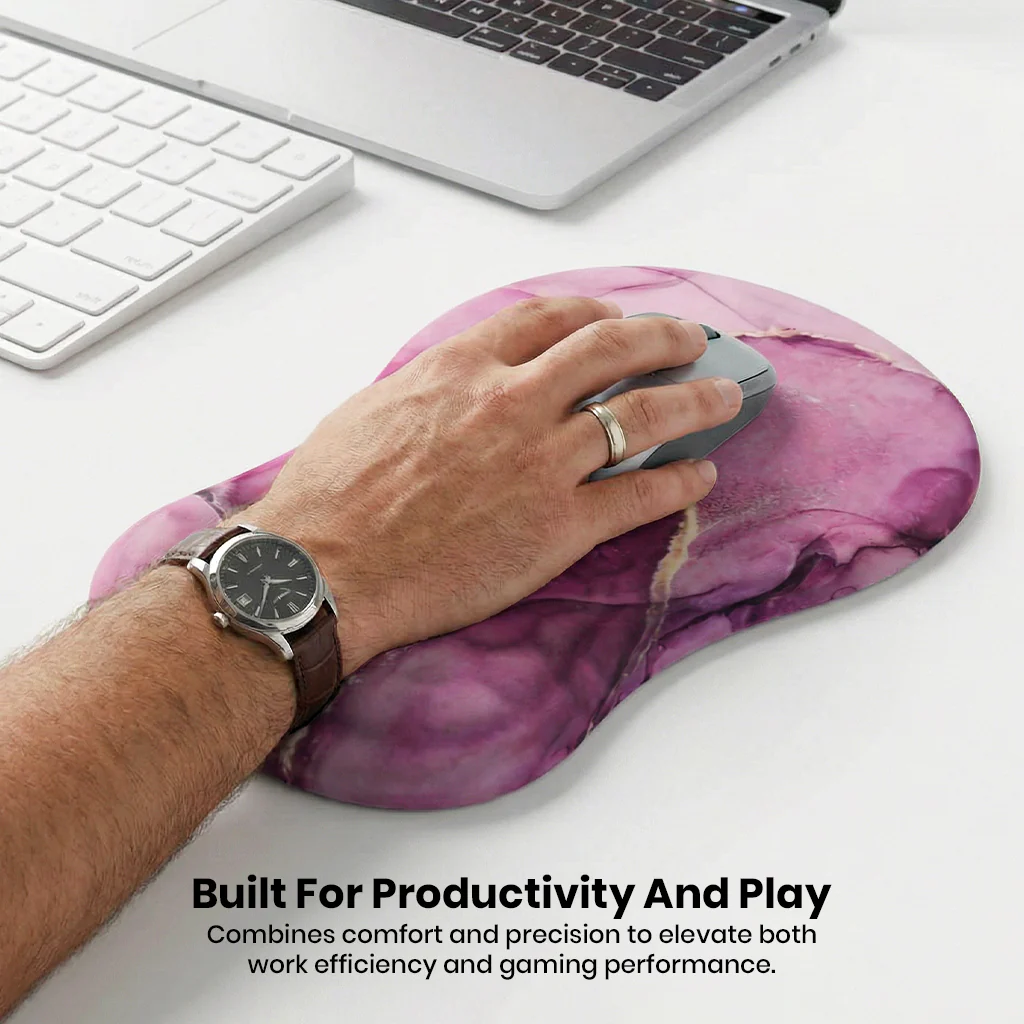 TECPHILE – Mouse Pad with Wrist Support, Memory Foam & Non-Slip Base - Image 18