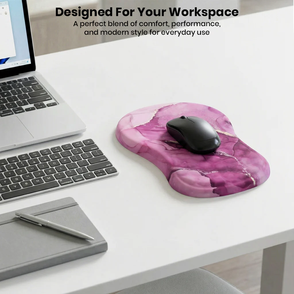 TECPHILE – Mouse Pad with Wrist Support, Memory Foam & Non-Slip Base - Image 22