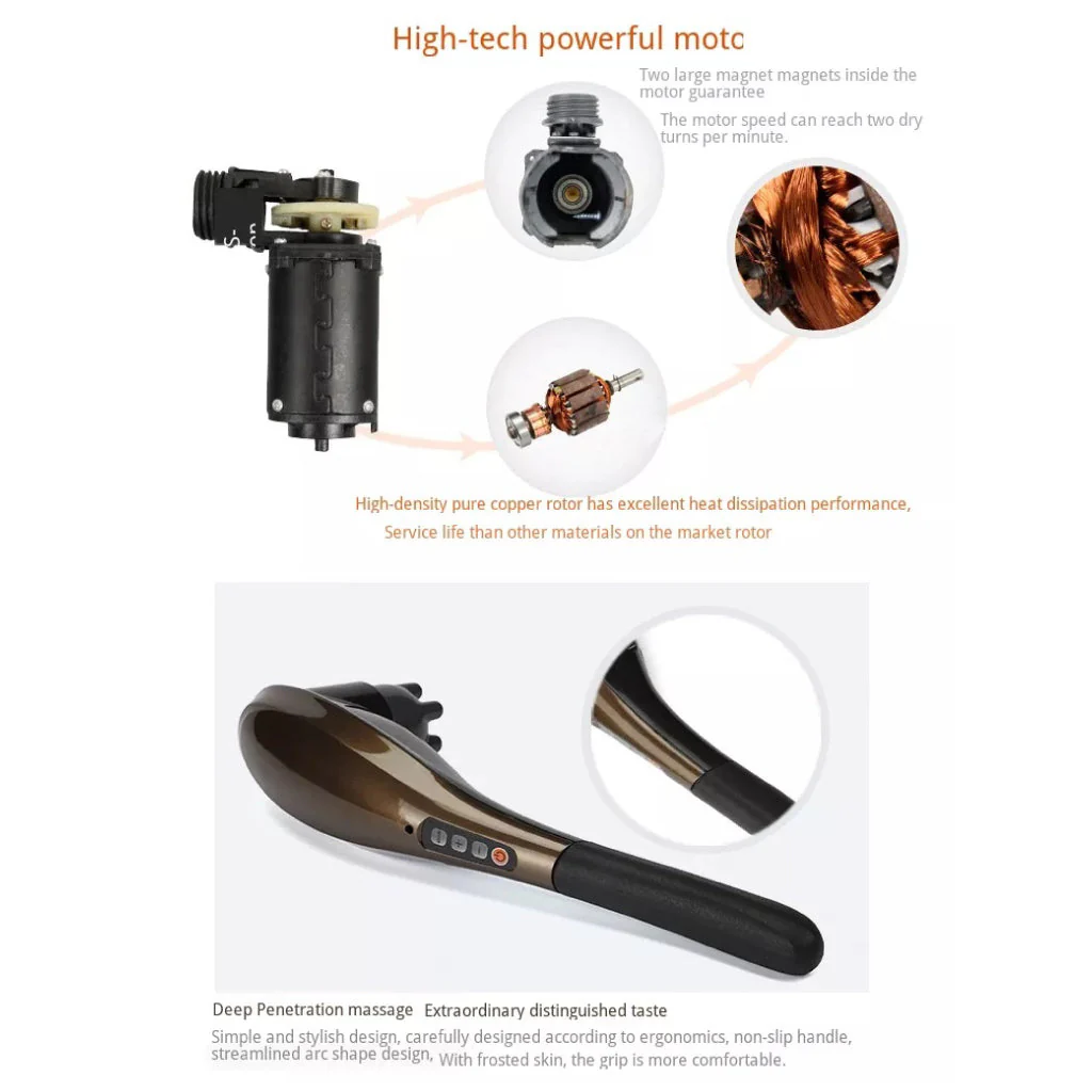 TECPHILE - P0442 Wireless HandHeld Massage Hammer - Image 4