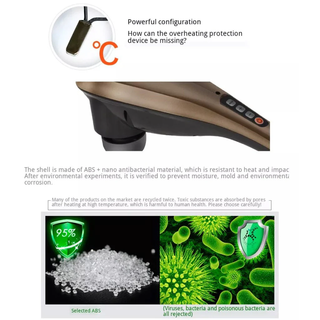 TECPHILE - P0442 Wireless HandHeld Massage Hammer - Image 5