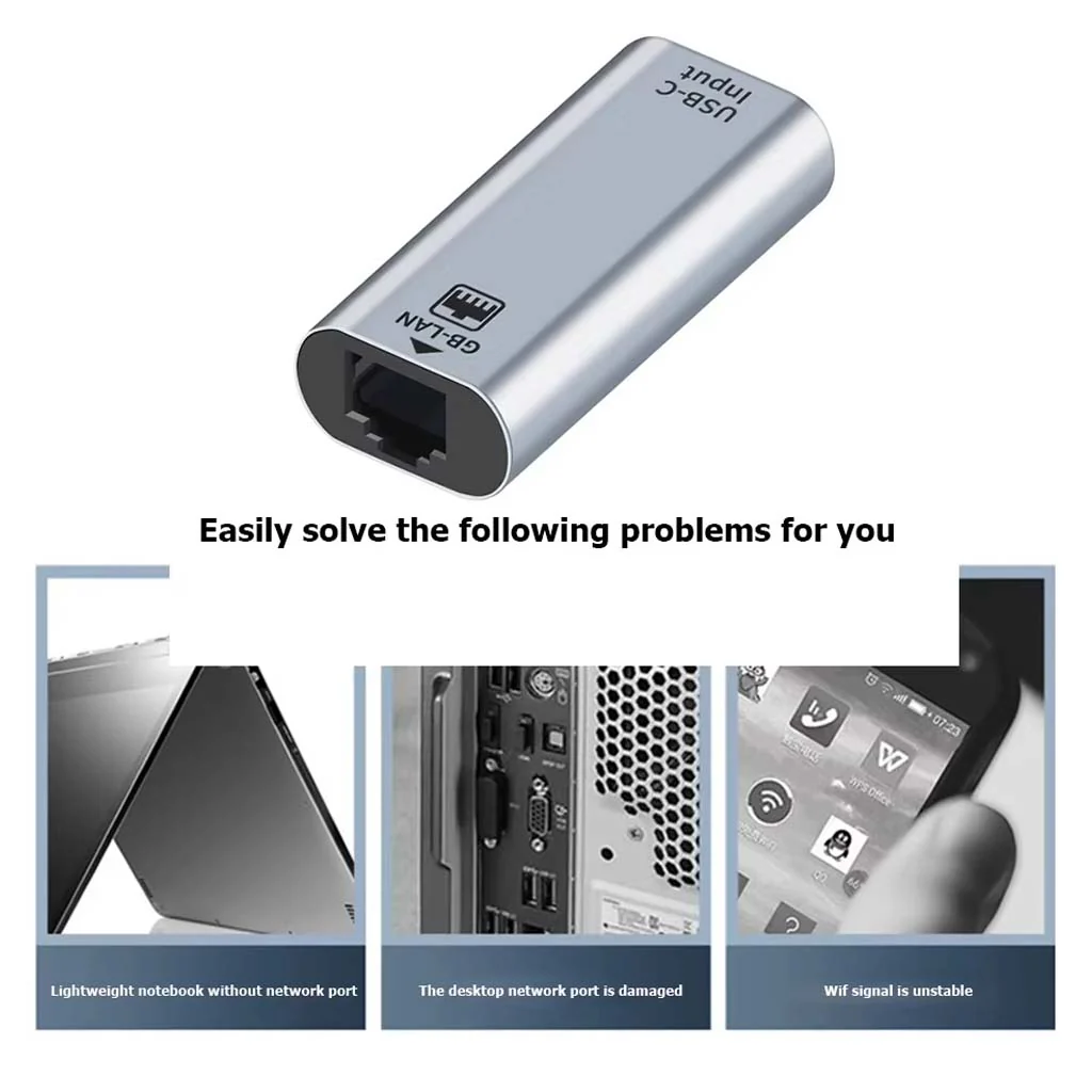 TECPHILE - Type-C Female to 1000Mbps Ethernet Adapter - Image 11