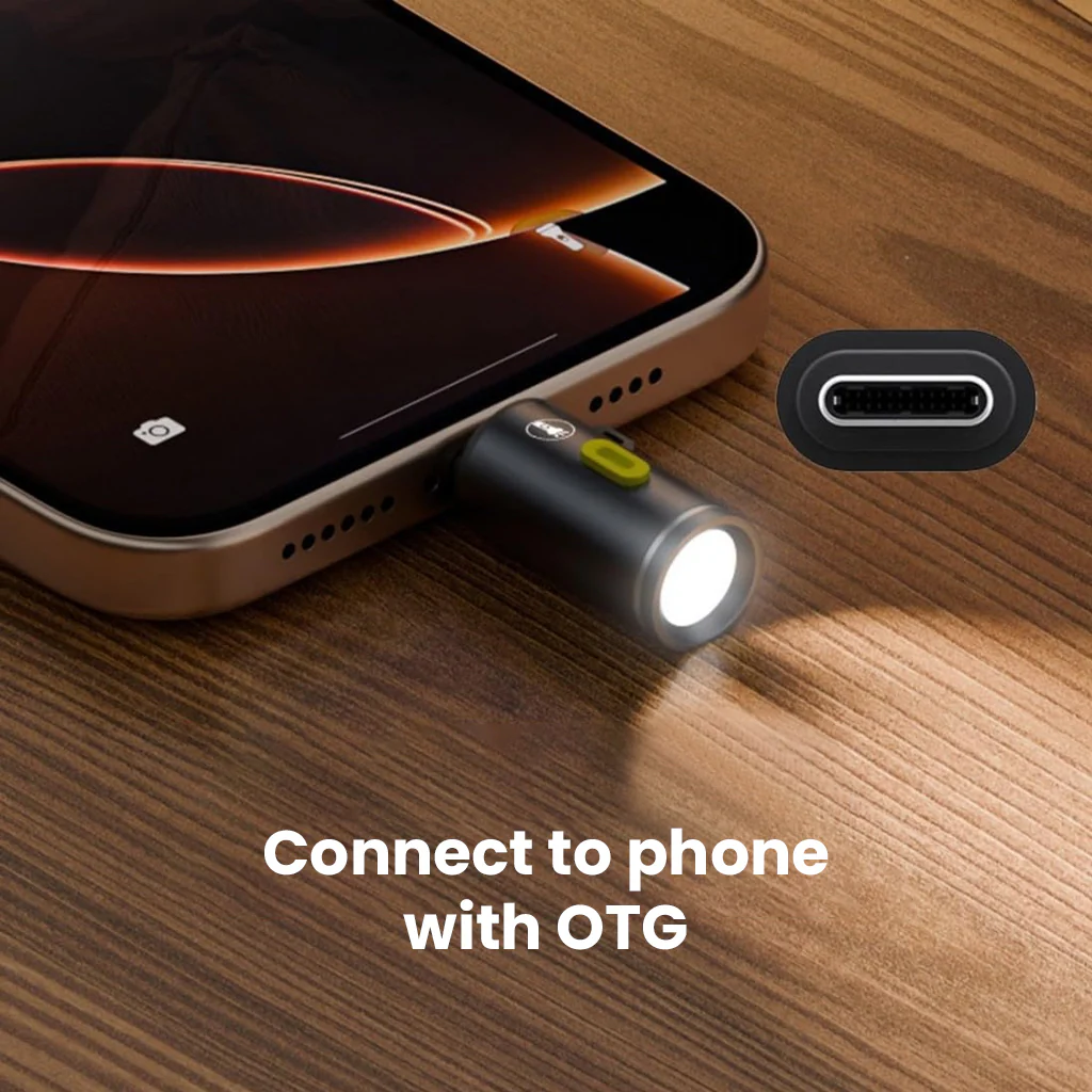 TECPHILE- Type-C Mini Flashlight Adapter - Image 4