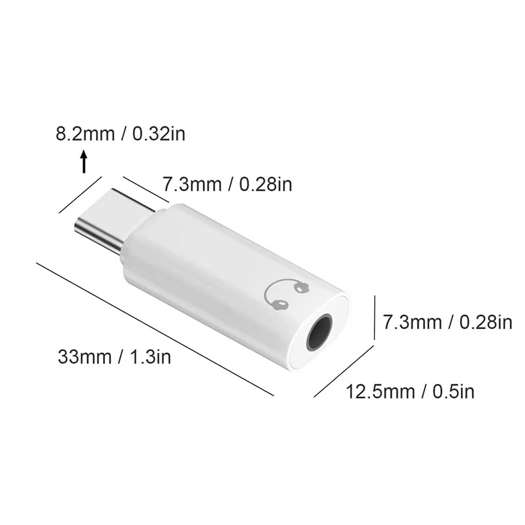 TECPHILE Type-C to 3.5mm Stereo Headphone Jack Adapter - Image 4