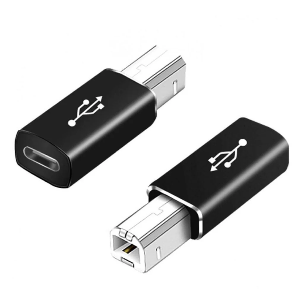 TECPHILE USB B to USB C Printer Square Port Adapter - Image 20
