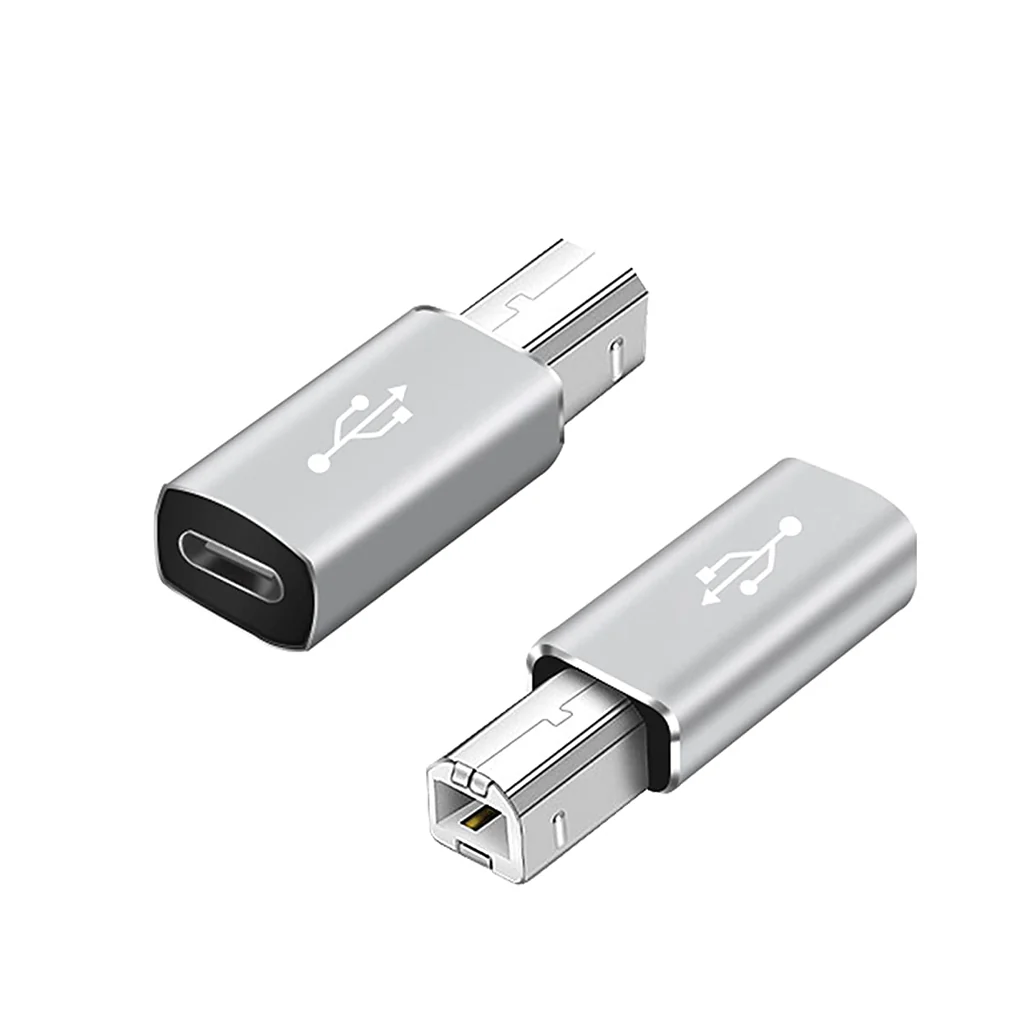 TECPHILE USB B to USB C Printer Square Port Adapter - Image 22