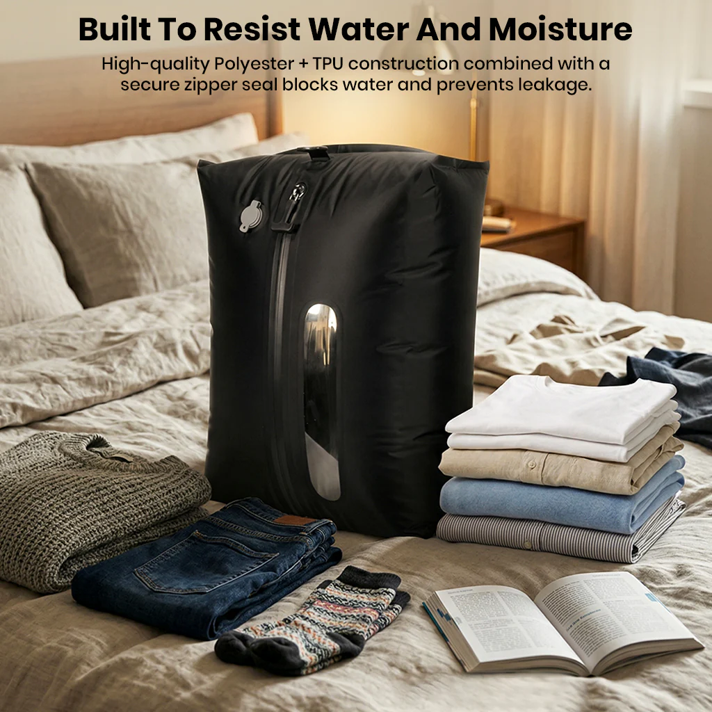 TECPHILE – Vacuum Compression Storage Bags Waterproof for Travel & Home - Image 5
