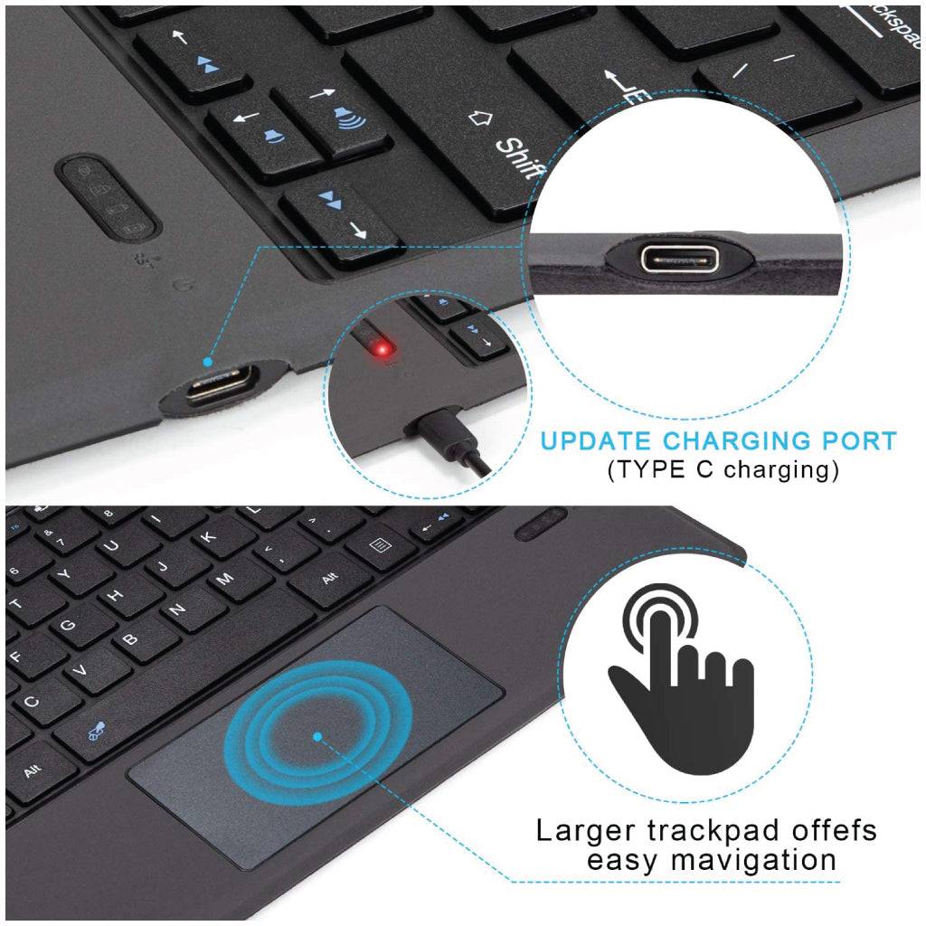 TECPHILE - Wireless Keyboard for Microsoft Surface Pro 3/4/5/6/7 - Image 14