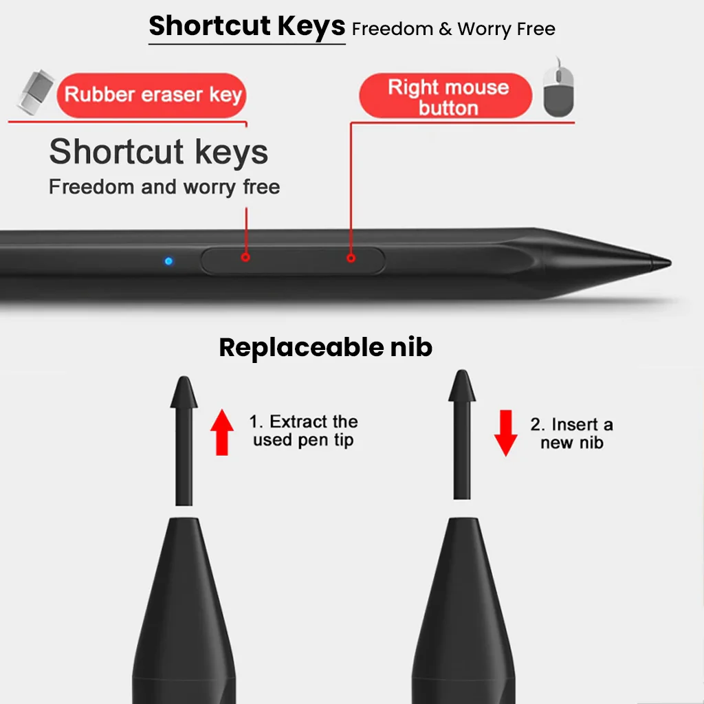 TECPHILE WR19 Stylus Pen for Microsoft Surface - Image 5