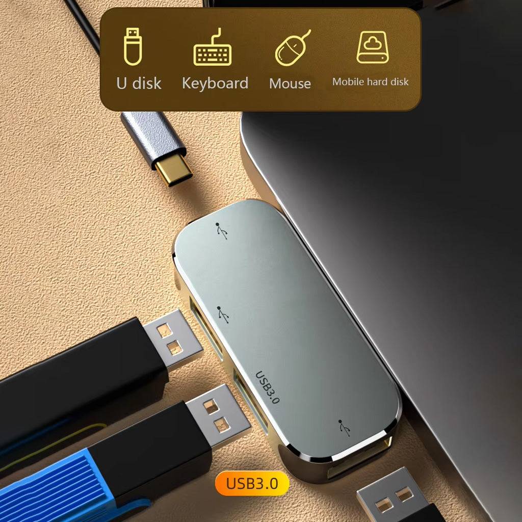 TECPHILE X1 PD100W USB C HUB Multiport Docking Station - Image 6