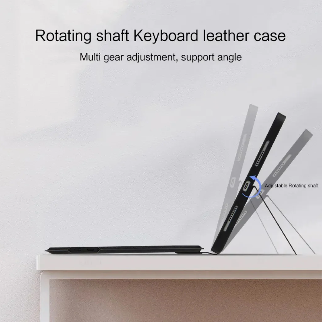 TECPHILE - YJ209 Wireless Keyboard Case for iPad - Image 4
