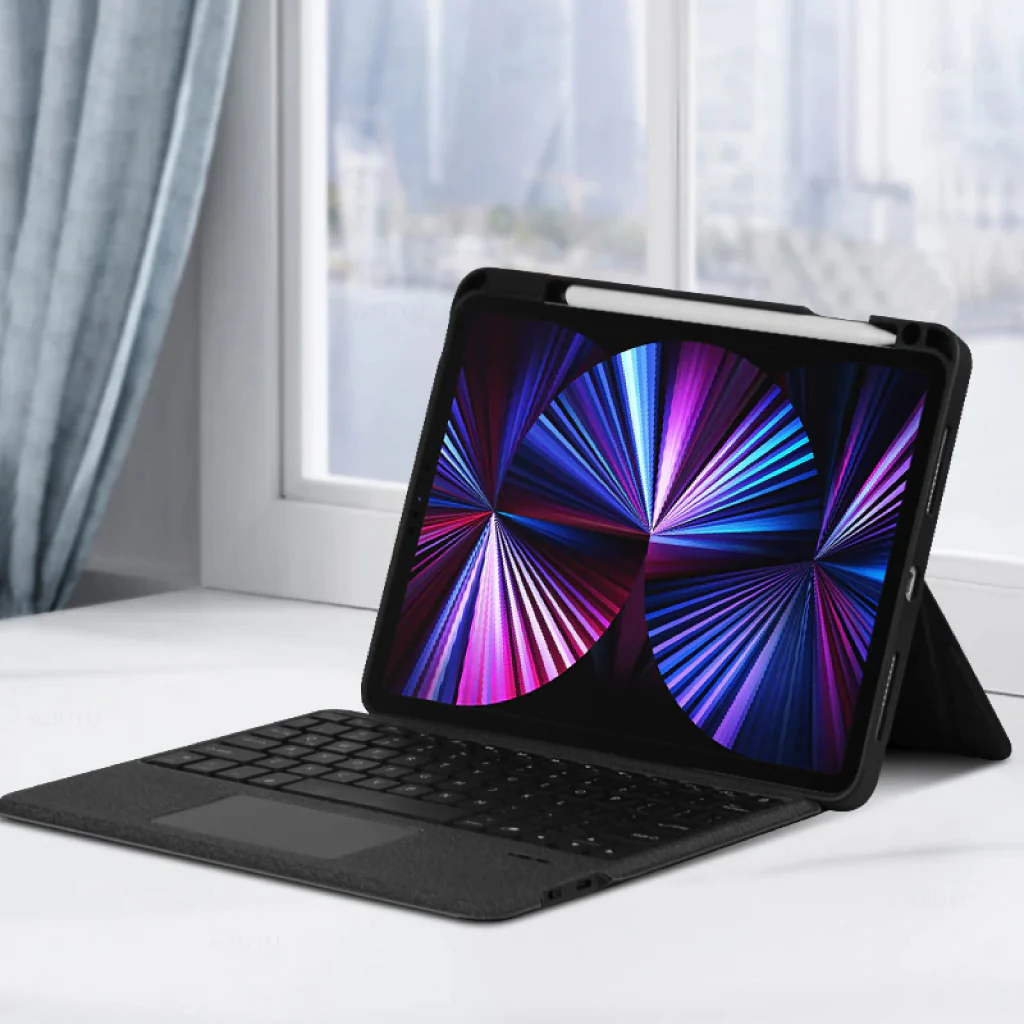 TECPHILE - YJ209 Wireless Keyboard Case for iPad - Image 6