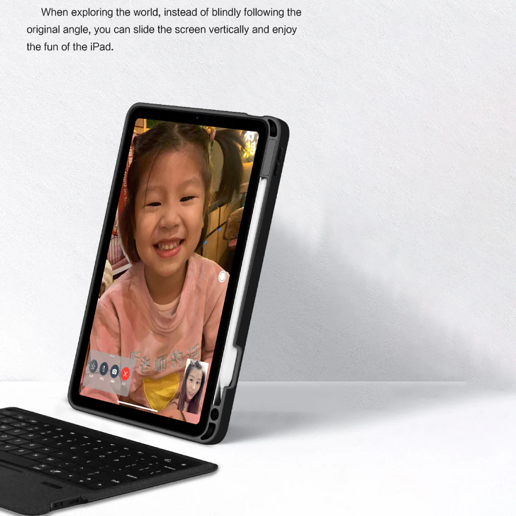 TECPHILE - YJ209 Wireless Keyboard Case for iPad - Image 9