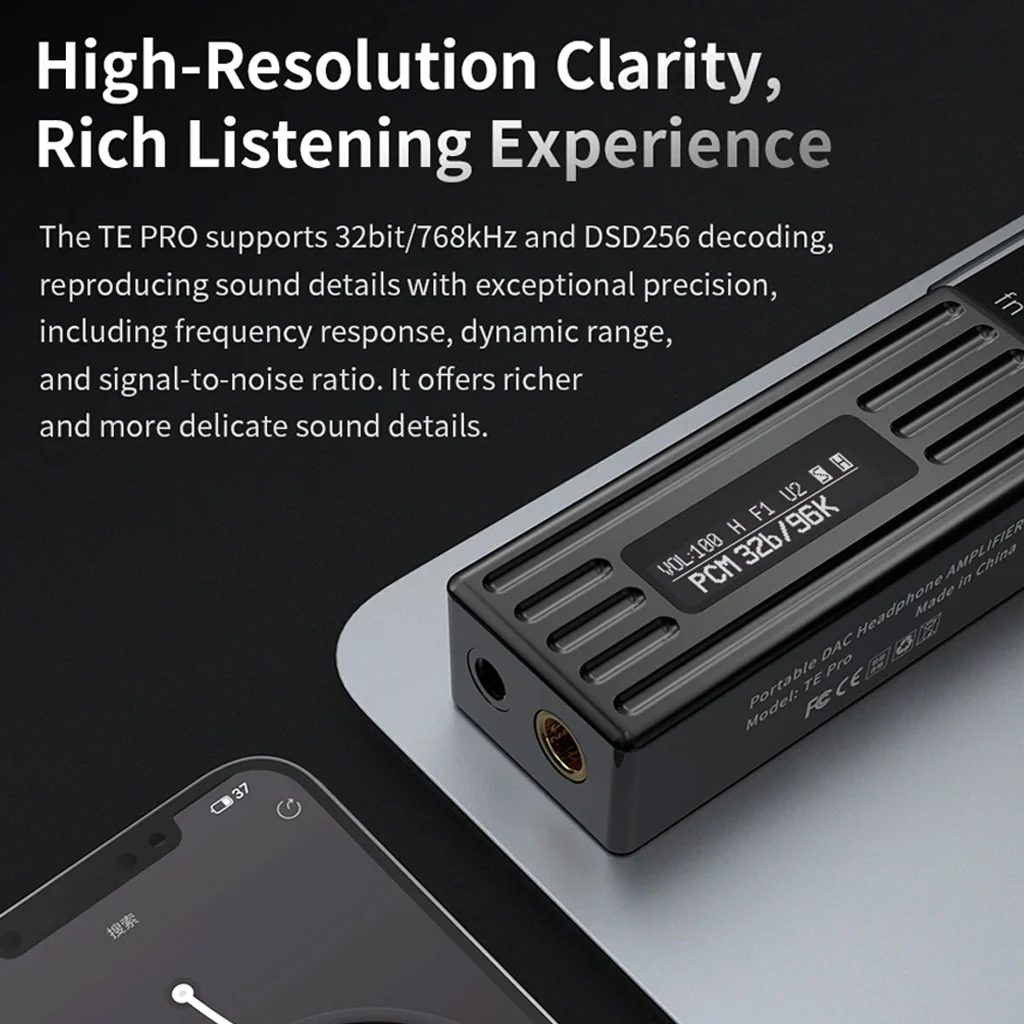 TRN TE Pro Portable HiFi DAC  & Amp - Image 4