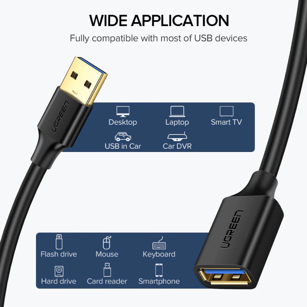 UGREEN - US129 USB 3.0 Extension Cable - Image 5