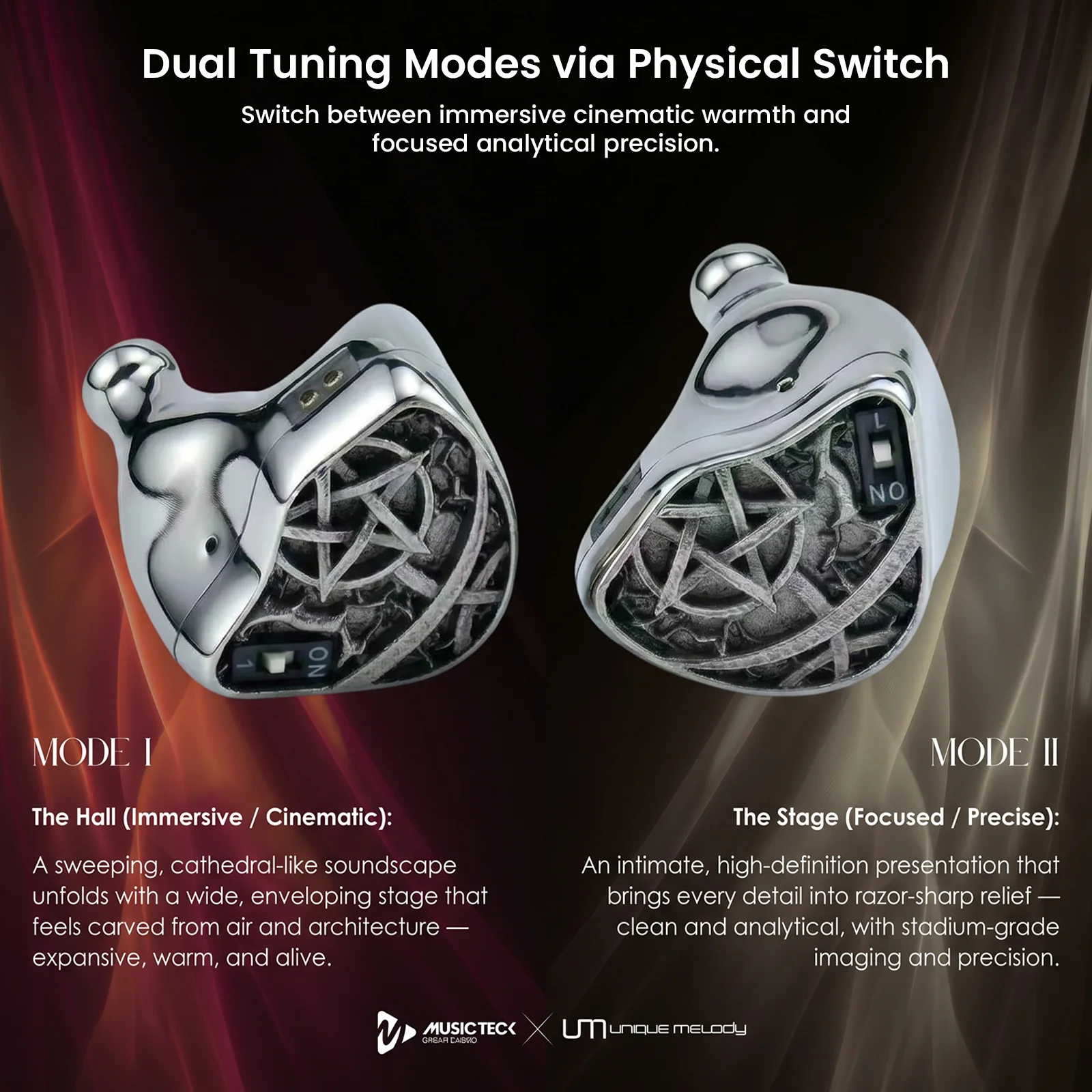UM Unique Melody x MusicTeck – Pentara 13 Driver Hybrid IEM - Image 4