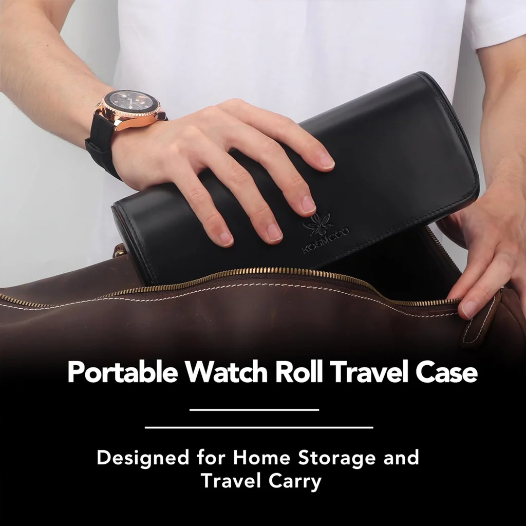 WC05 Watch Box Holder Organizer Case with 3 Slot - Image 6