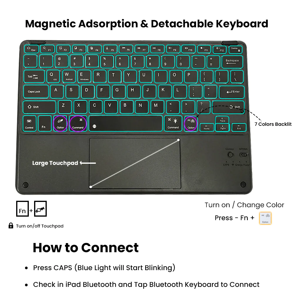 X900T Keyboard Case for Samsung Galaxy Tab for Samsung S9 Ultra & S8 Ultra 14.6" - Image 5