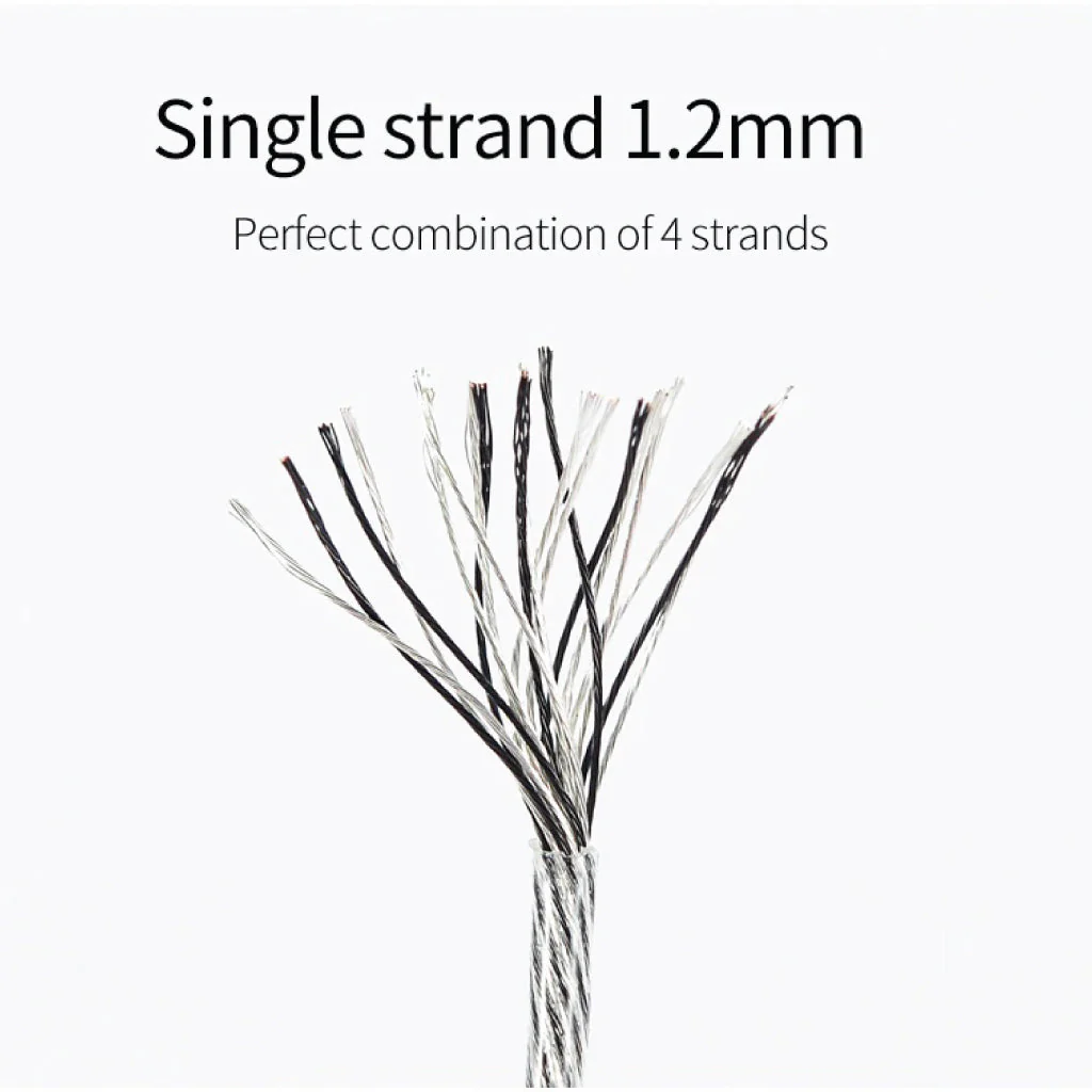 XINHS - 4 Core Graphene Alloy Silver Plated Upgrade Cable - Image 20