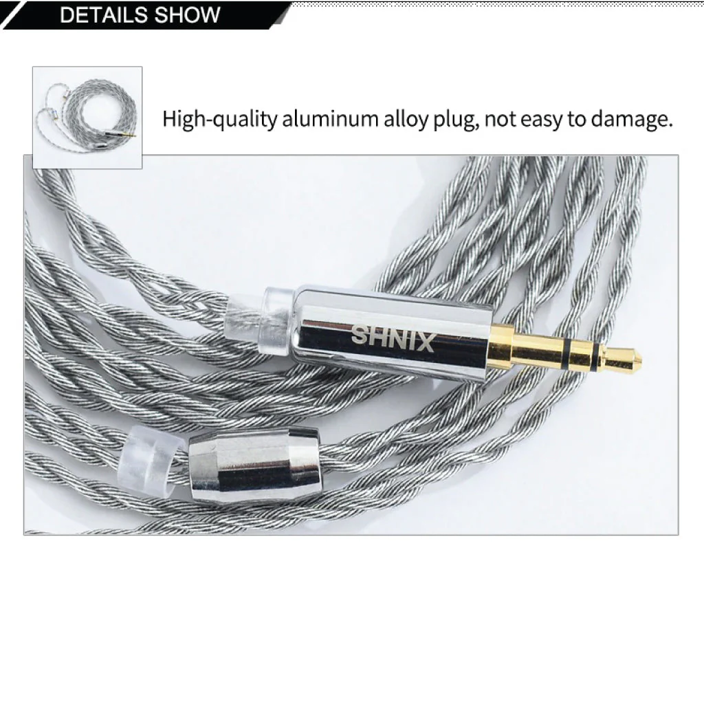 XINHS - 4 Core Graphene Alloy Silver Plated Upgrade Cable - Image 27