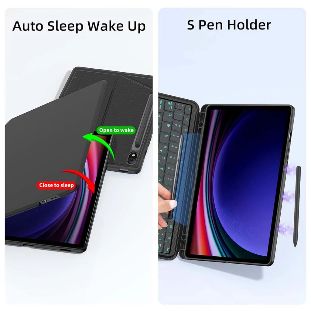 YJ-S9 Keyboard Case for Samsung Galaxy Tab S9 11 - Image 4