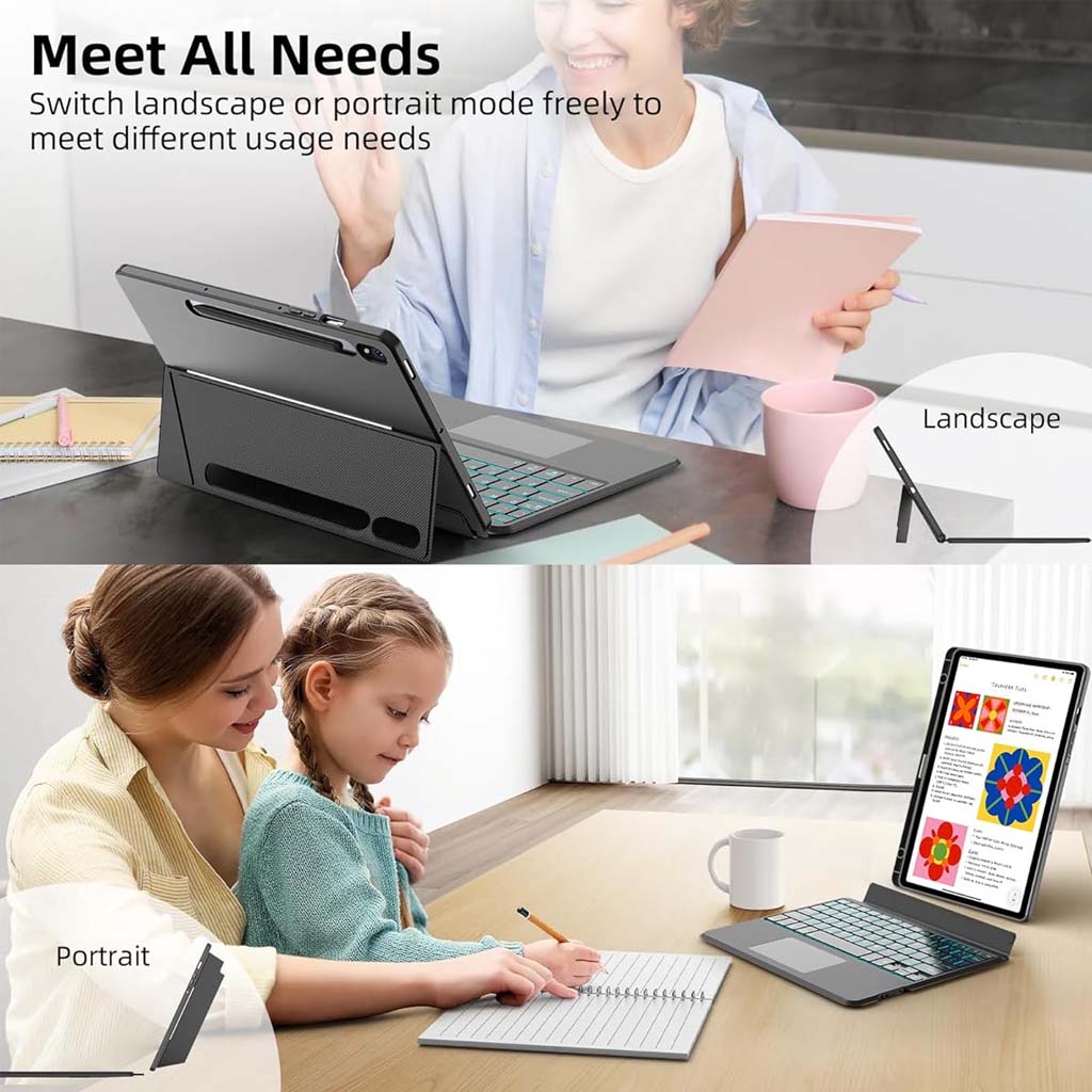 YJ-S9 Keyboard Case for Samsung Galaxy Tab S9 11 - Image 7