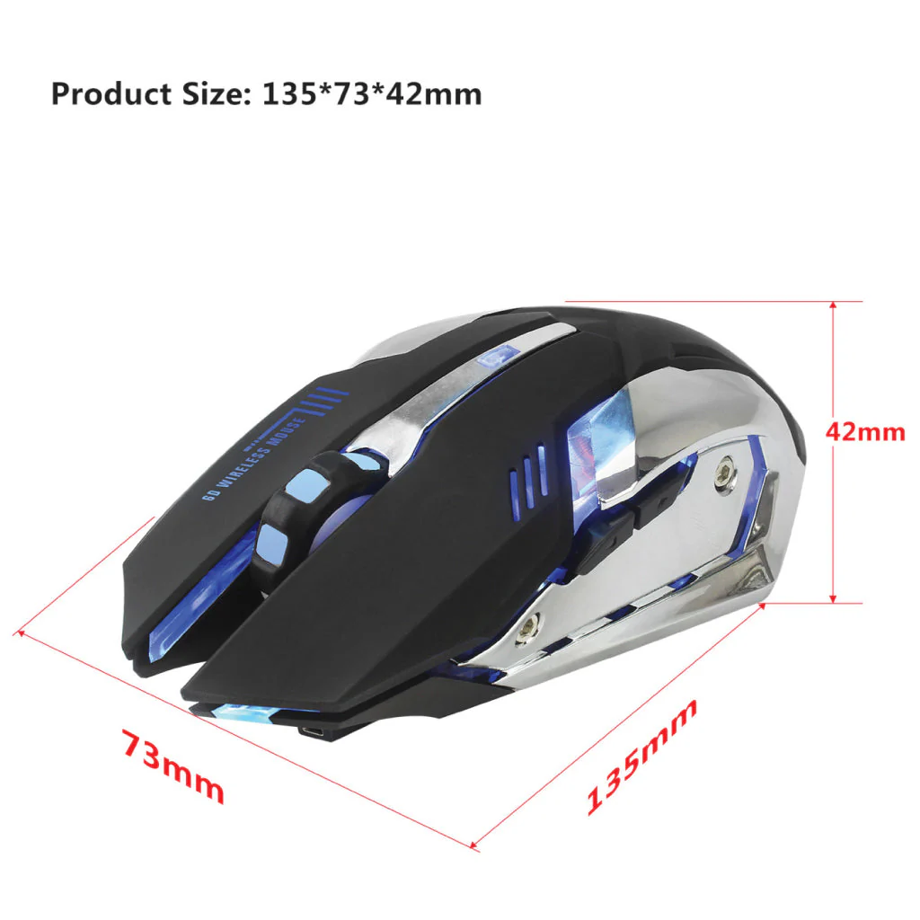ZERODATE - X70 Wireless Gaming Mouse - Image 7