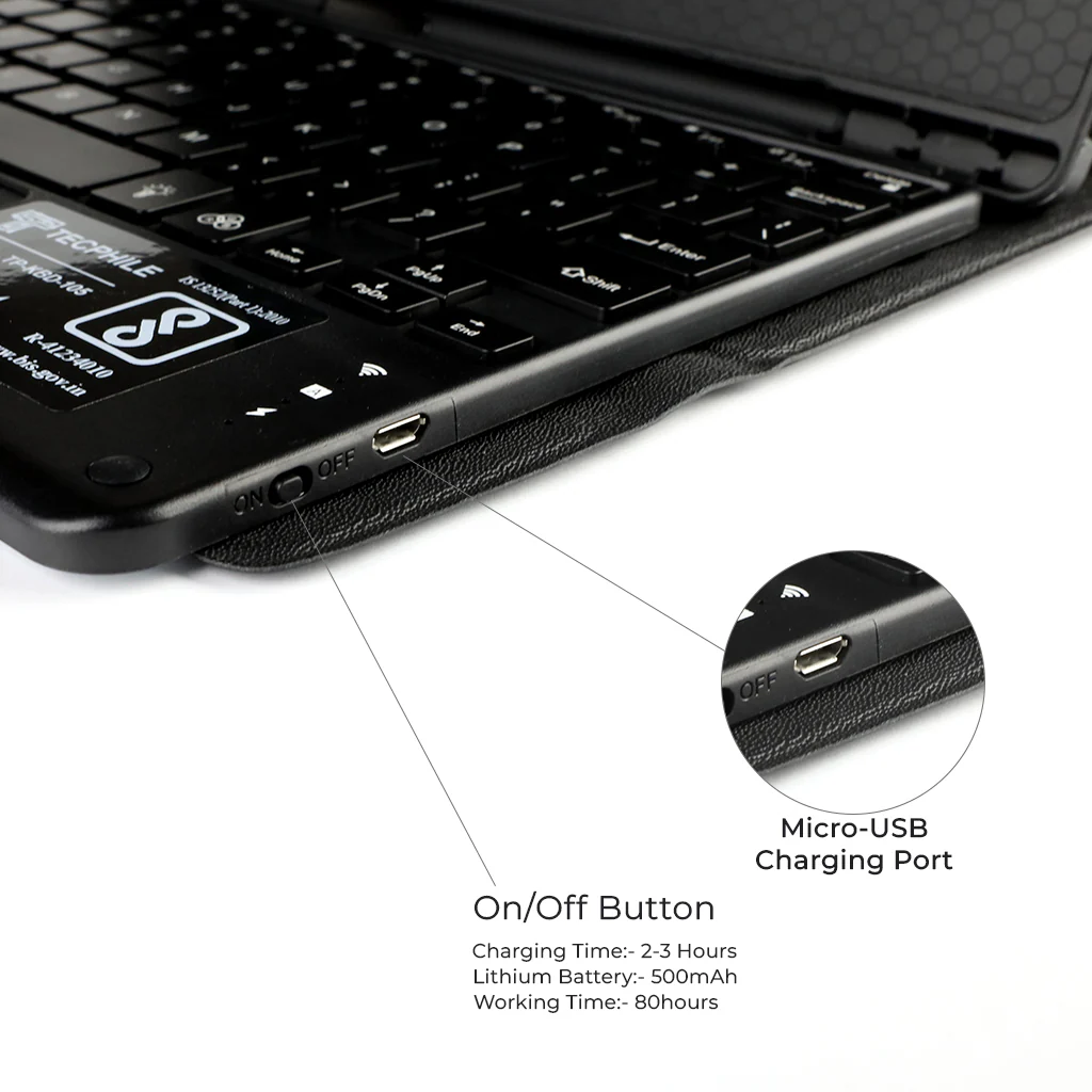 ZW109T Keyboard case for Realme Pad X 11 inch with Touchpad - Image 13