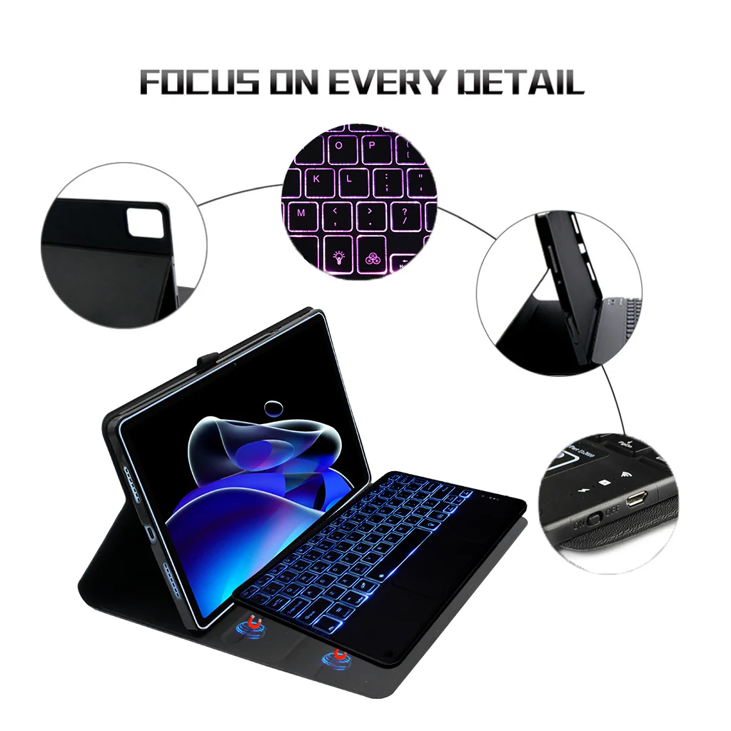 ZW109T Keyboard case for Realme Pad X 11 inch with Touchpad - Image 5