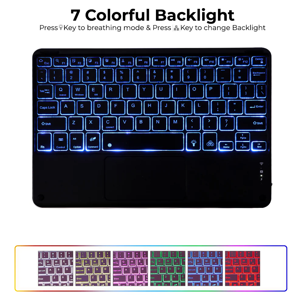 ZW109T Keyboard case for Realme Pad X 11 inch with Touchpad - Image 9